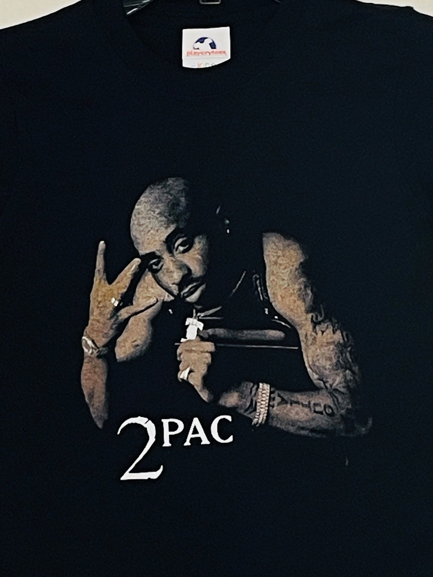 2Pac All Eyez on Me Youth Hip Hop Silkscreen T-Shirt. Available in sizes XS-XL youth from JB Accessories05