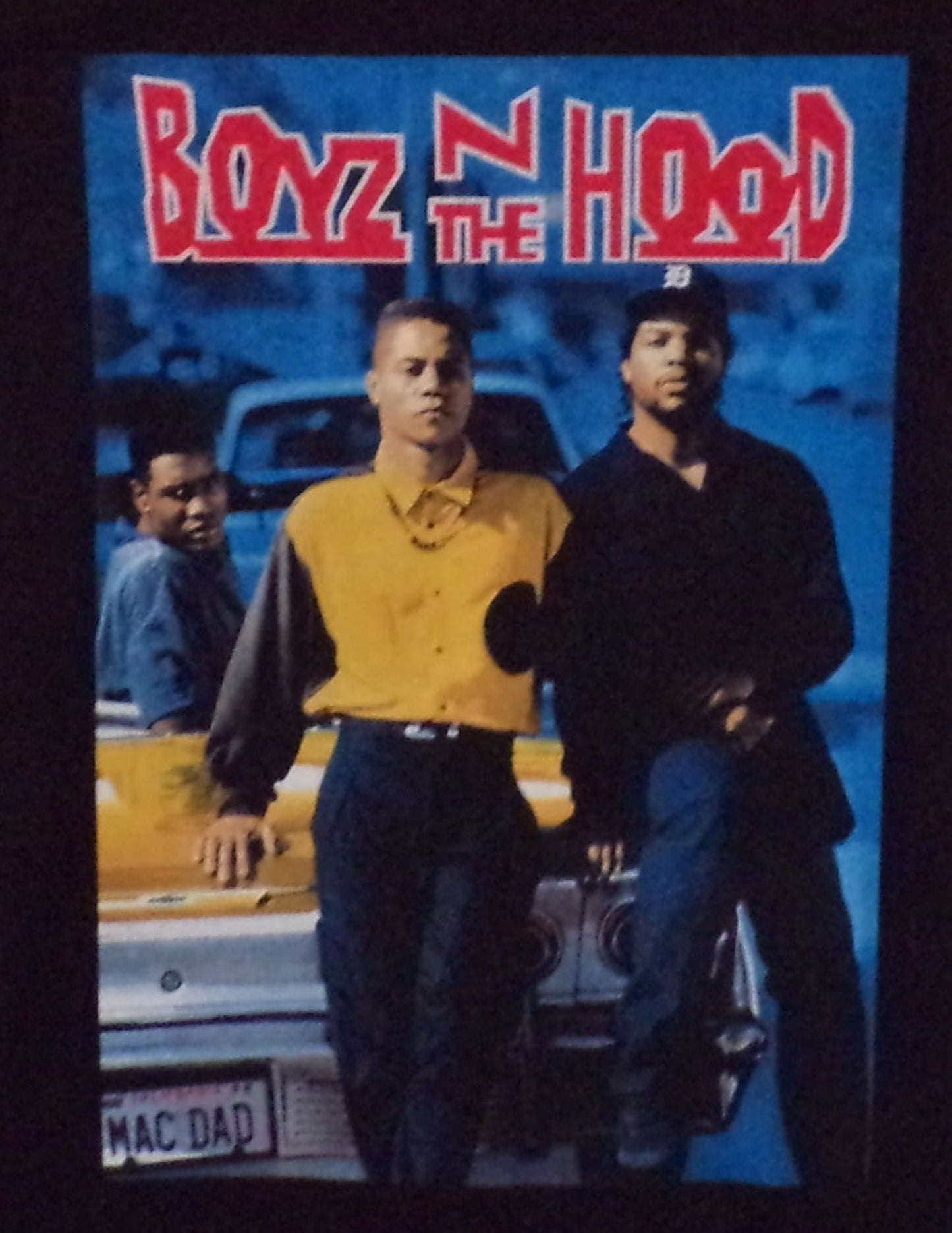 boyz in the hood adult silkscreen t-shirt available from small-3xl adult apparel movies unisex ice cube music hip hop rap shirts tops