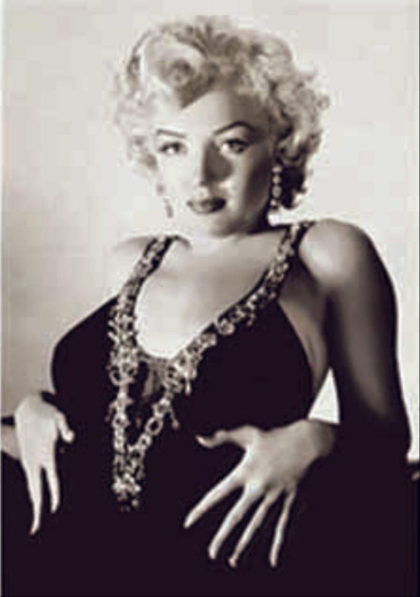 Marilyn Monroe classic Hollywood close-up portrait during peak career years