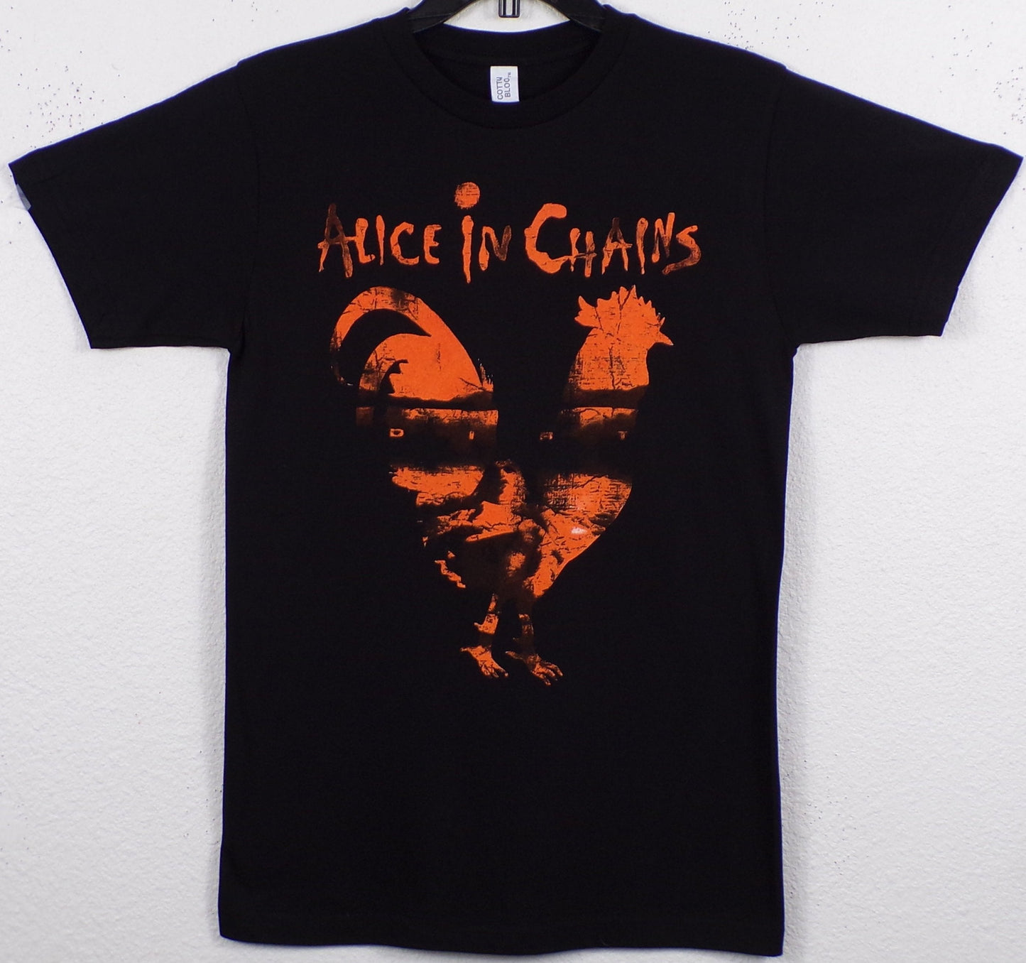 New ’Alice In Chains - Rooster’ Unisex Silkscreen T-Shirt. Available From Small-2XL. - Small - Men’s Short Sleeve Shirt
