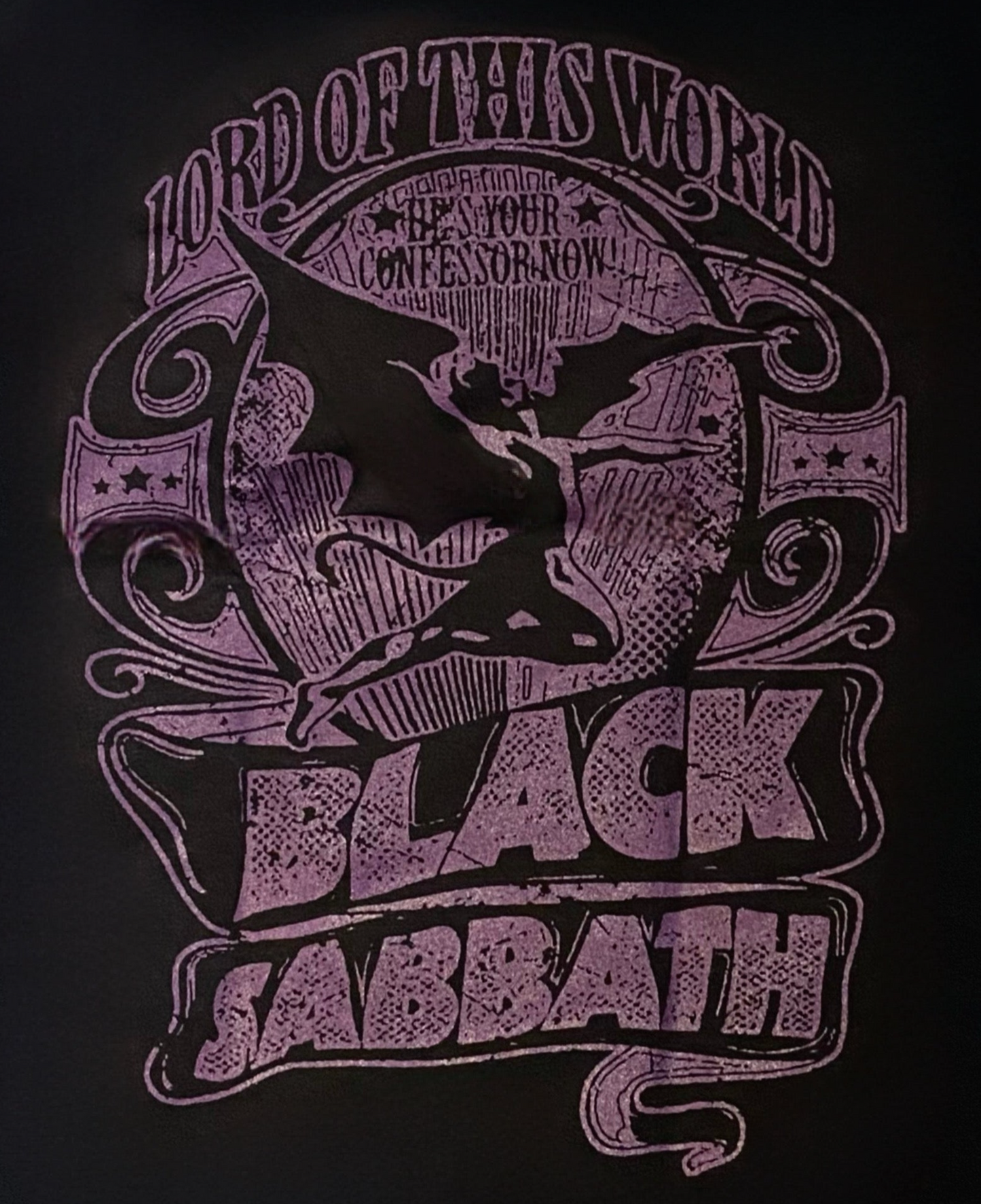 New ’Black Sabbath - Lord Of This World’ Unisex Silkscreen T-Shirt. Available From Small-3XL. - Men’s Short Sleeve Shirt