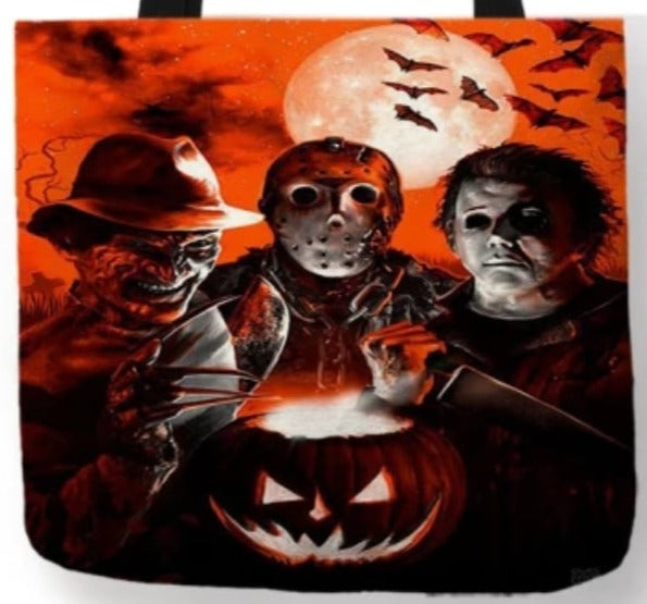 New ’Campfire Trio’ Canvas Tote Bags. Image Is Printed On Both Sides. - Handbags