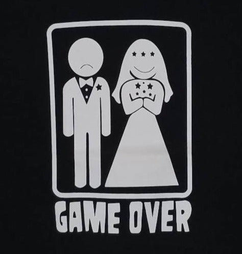new game over funny mens silkscreen t-shirt available from smalll-2xl men funny apparel adult shirts tops humor