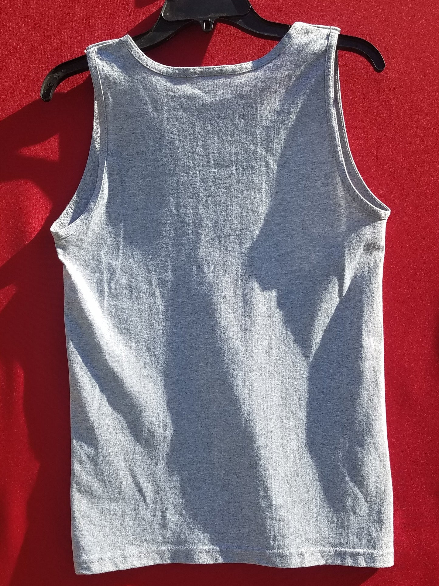 new johnny cash middle finger flipping off mens silkscreen tank top available from small-3xl music men apparel adult shirts tops