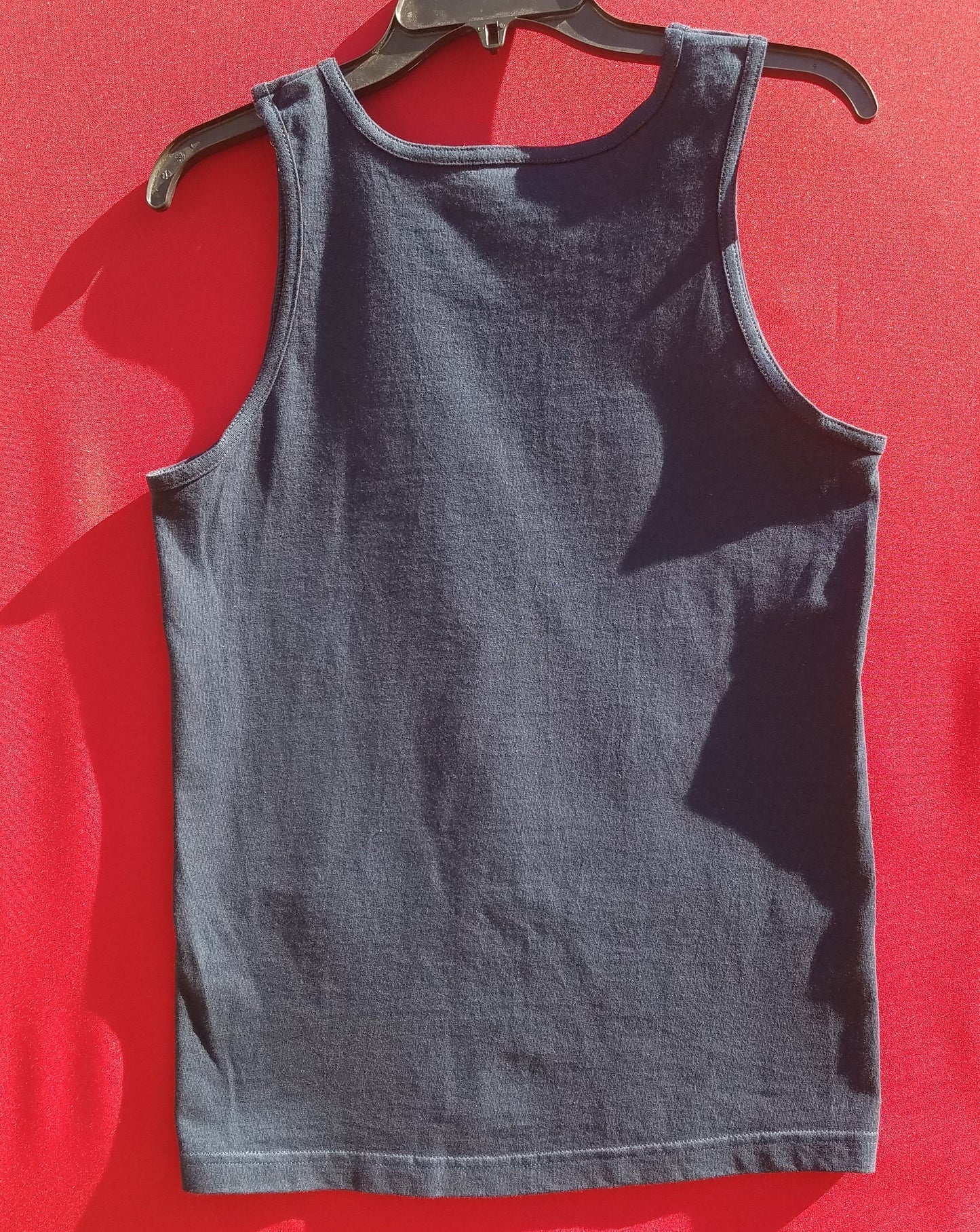 new los angeles rams flag mens silkscreen tank top image is on the front of the shirt available in small-3xl tank top sports rams men football apparel adult shirts tops