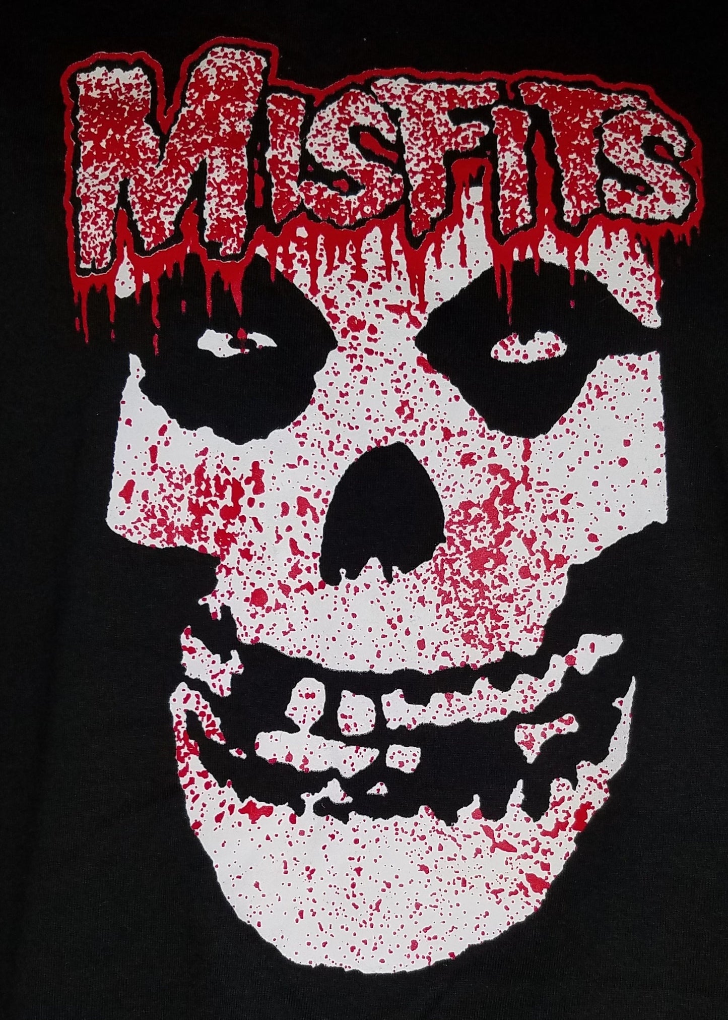 new misfits bloody ghost face mens silkscreen t-shirt available from small-3xl women unisex music men fiend face bloody apparel adult shirts tops
