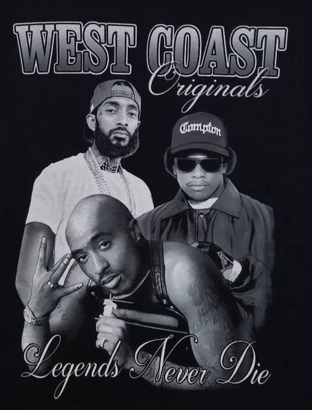 new nipsey hussle 2pac eazy e legends never die unisex slikscreen hip hop t-shirt women unisex tupac singer rap music men rap men eazy e apparel adult shirts tops