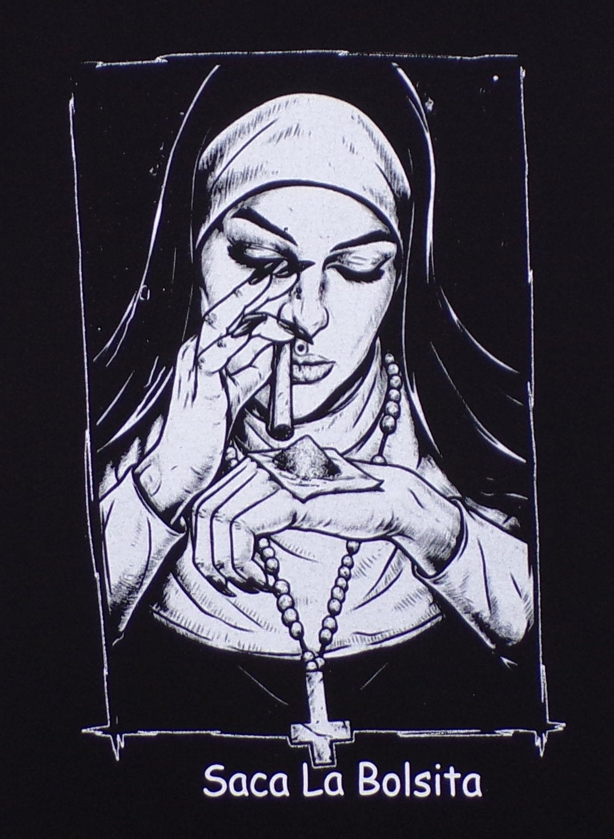 New ’Saca La Bolsita’ Unisex Silkscreen T-Shirt. Available From Small-2XL. - Men’s Short Sleeve Shirt