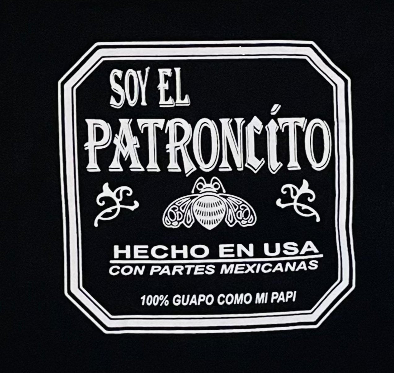 New ’Soy El Patroncito’ Youth Silkscreen T-Shirt. Youth Silkscreen T-Shirt. Available In XS-XL Youth. - Youth Regular