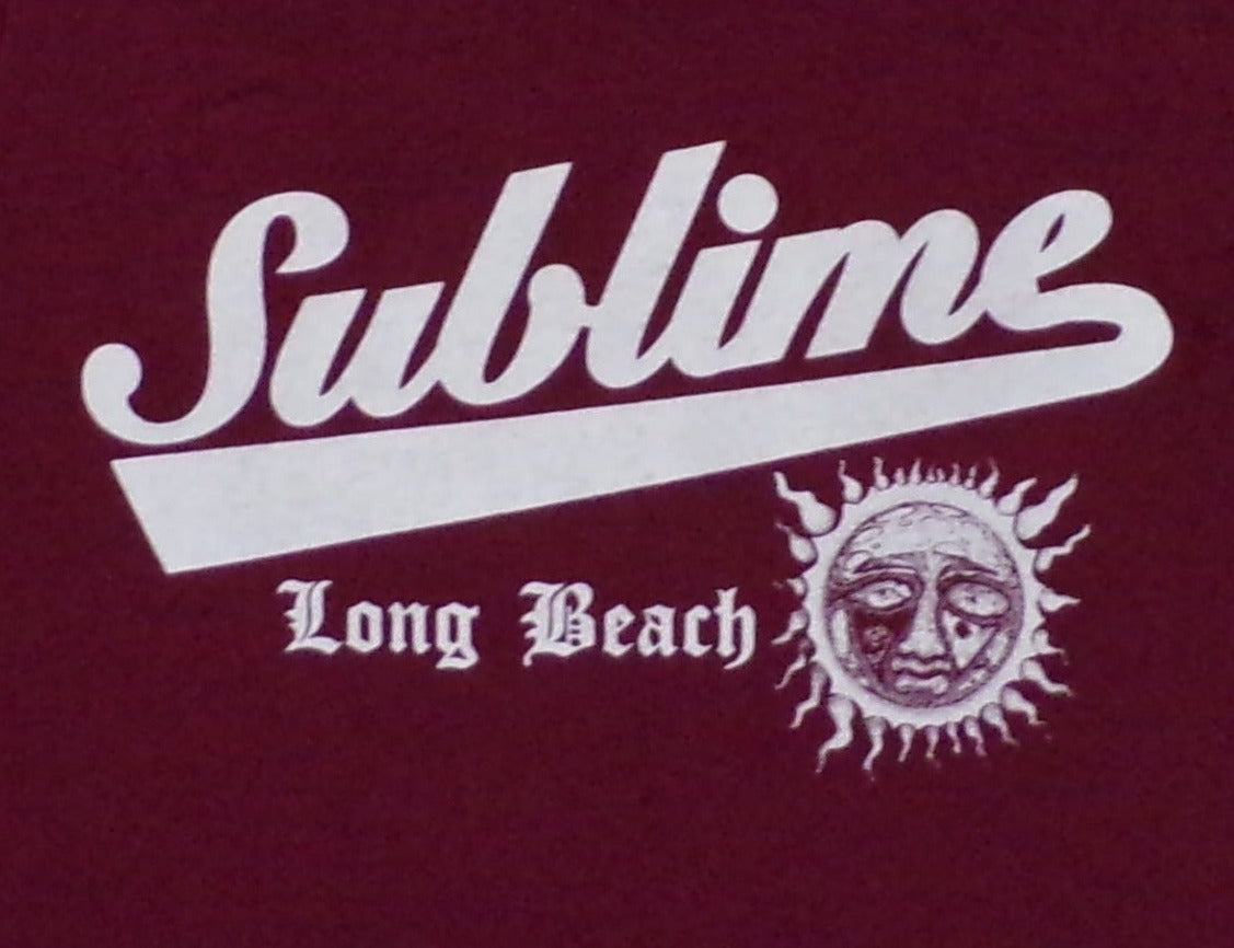 New ’Sublime (Burgundy)’ Youth Silkscreen Band T-Shirt. Available In XS-XL Youth. - Youth Regular Shirt.