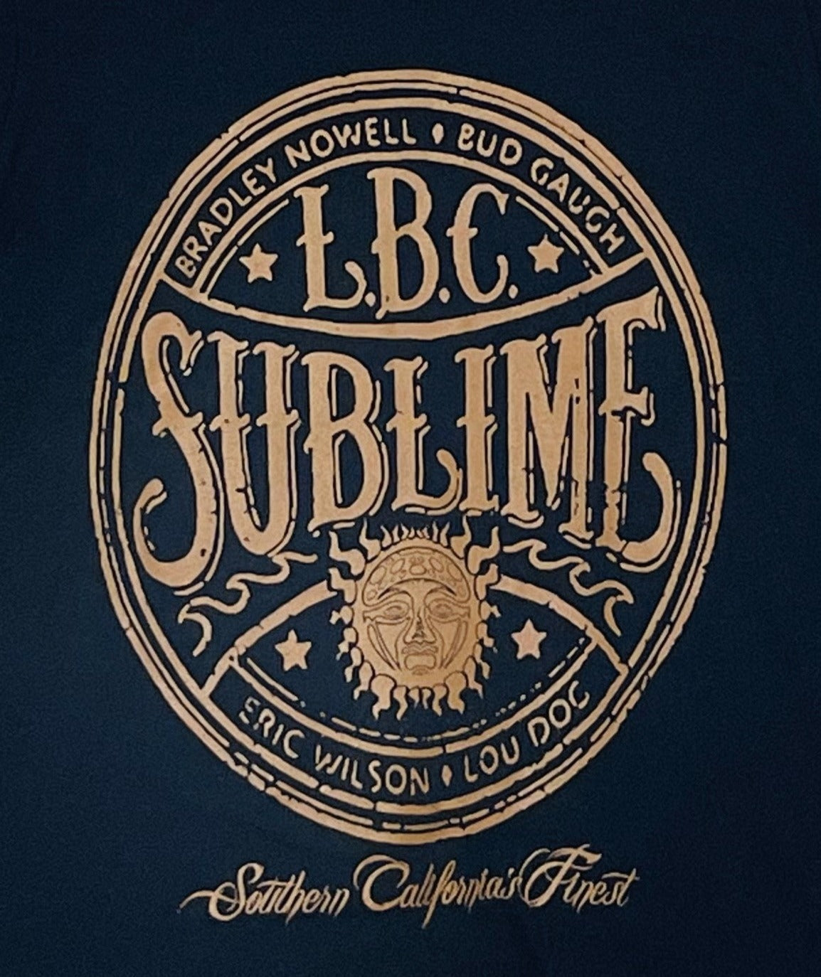 new sublime with gold seal youth silkscreen band t-shirt available in xs-xl youth girls unisex music boy apparel kids shirts tops