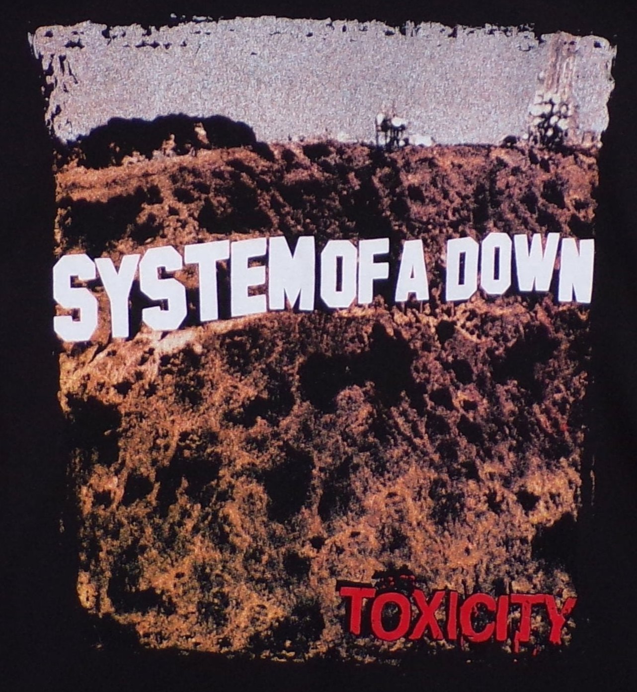 New ’System Of A Down - Toxicity’ Unisex Silkscreen T-Shirt. Available From Small-2XL. - Men’s Short Sleeve Shirt