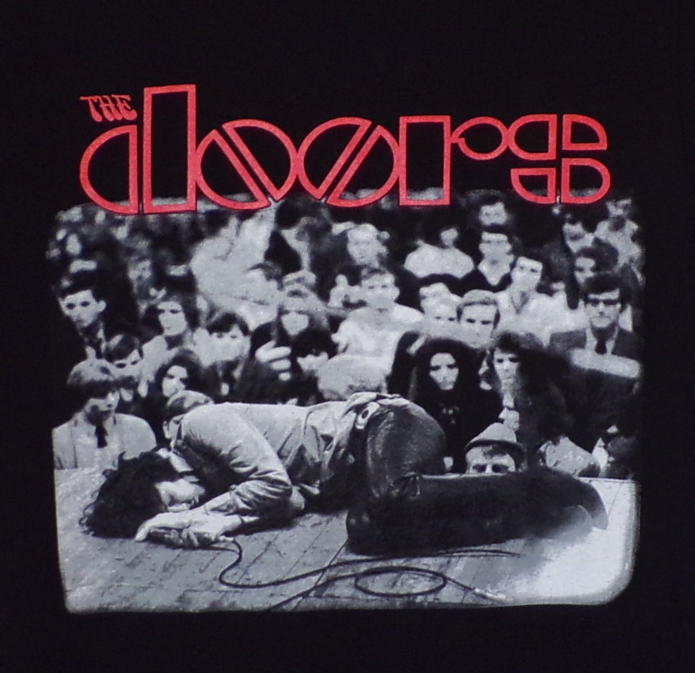 New ’The Doors Jim Laying On The Floor’ Unisex Silkscreen T-Shirt. Available From Small-3XL. - Men’s Short Sleeve Shirt