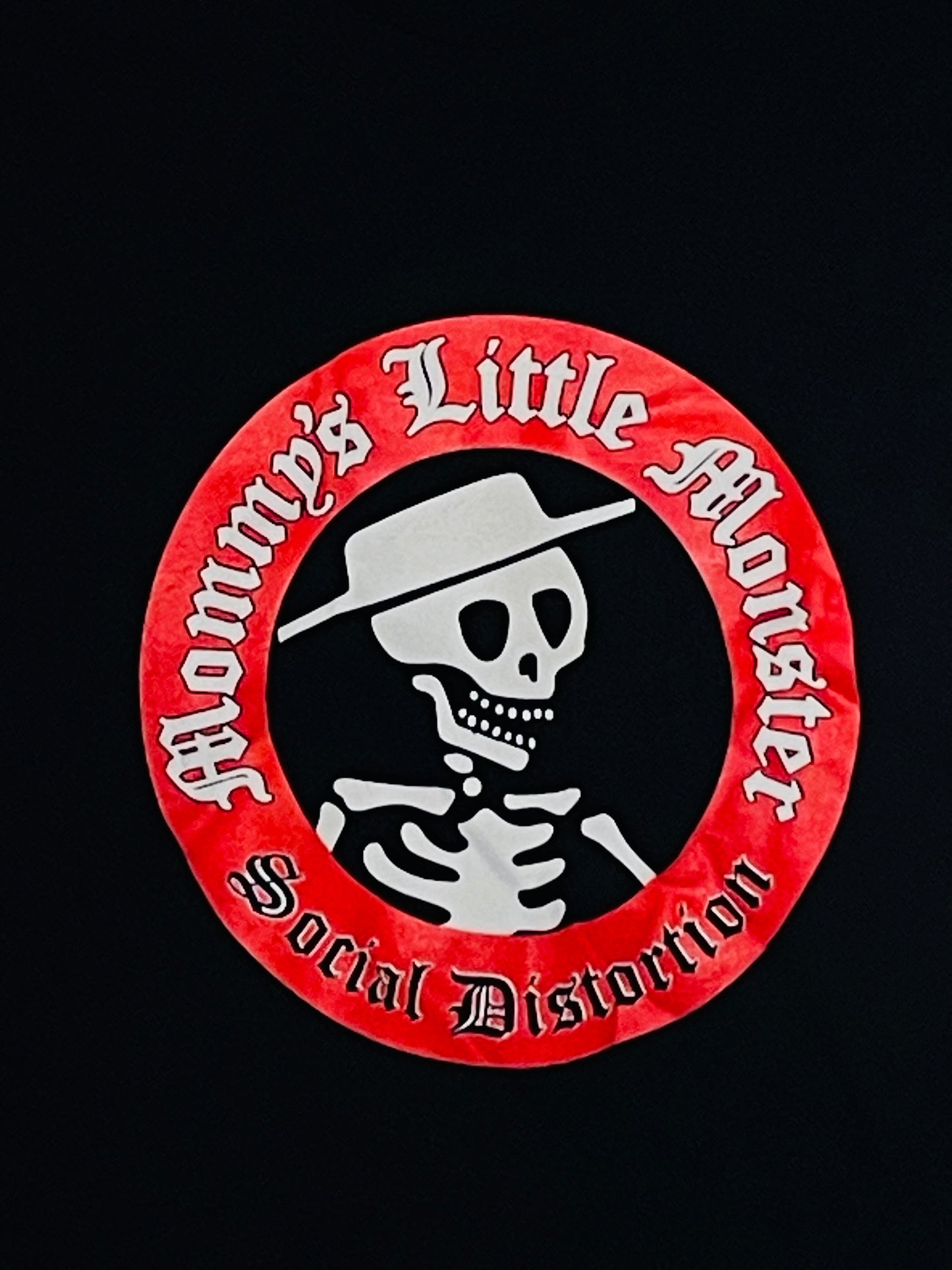 ’Social Distortion Mommy’s Little Monster’ Youth Silkscreen T-Shirt. Available In XS-XL Youth.