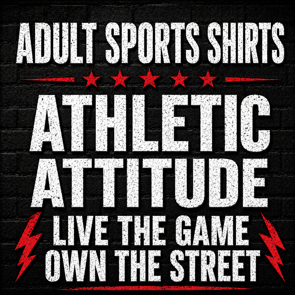 Shop adult sports graphic tees collection featuring athletic inspired shirt designs with bold graphics