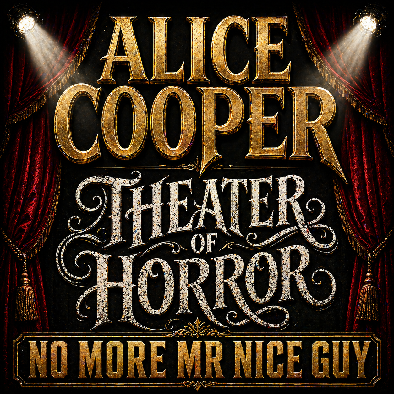 Shop Alice Cooper adult graphic tees collection featuring classic rock and shock rock inspired shirt designs
