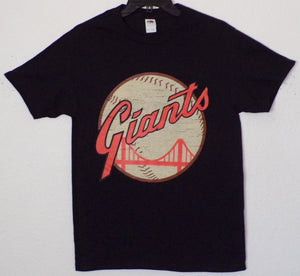 New "San Francisco Giants" Unisex Silkscreen T-Shirt. Available From Small-3XL.