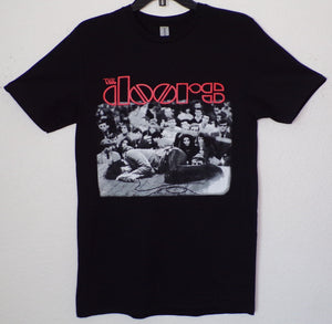 New "The Doors Jim Laying On The Floor" Unisex Silkscreen T-Shirt. Available From Small-3XL.