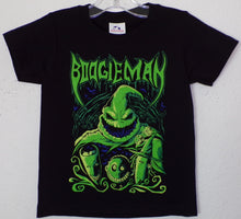 Load image into Gallery viewer, New &quot;Oogie Boogie&quot; Unisex Youth Silkscreen T-Shirt. Available In XS-XL Youth.
