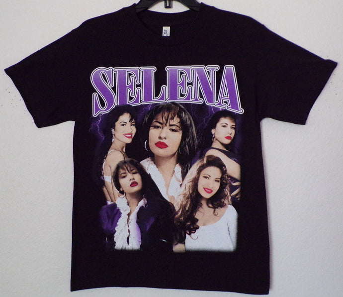 new selena collage unisex silkscreen t-shirt available from small-3xl women unisex tejano music movies men apparel adult shirts tops