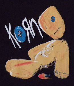 New "Korn With Brown Doll" Unisex Silkscreen T-Shirt. Available From Small-3XL.