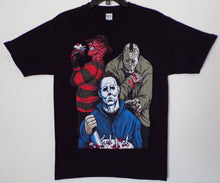 Load image into Gallery viewer, new mike myers friends with cake mens sillkscreen t-shirt available from small-3xl women unisex movie men horror apparel adult halloween shirts tops
