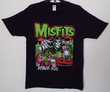 Load image into Gallery viewer, new misfits the attack mens silkscreen t-shirt available from small-3xl women unisex music apparel adult shirts tops punk hardcore
