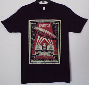 new led zeppelin mother ship mens silkscreen t-shirt available from small 2xl music men apparel adult shirts tops