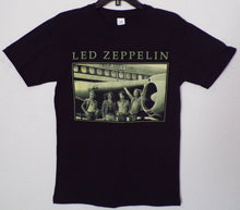 Load image into Gallery viewer, new led zeppelin next to airplane unisex silkscreen t-shirt available in small-3xl music men apparel classic rock apparel adult women unisex shirts tops
