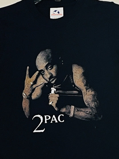 2Pac All Eyez on Me Youth Hip Hop Silkscreen T-Shirt. Available in sizes XS-XL youth from JB Accessories05                