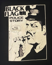 Load image into Gallery viewer, New &quot;Black Flag Police Story&quot; Unisex Silkscreen T-Shirt. Available From Small-3XL.
