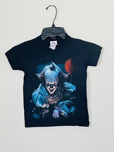 New "Horror Pennywise IT Clown" Youths  Silkscreen Horror T-Shirt. Available From XS-XL