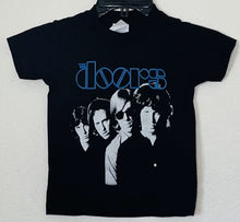 Load image into Gallery viewer, new the doors with blue writing youth silkscreen t-shirt available in xs-xl youth unisex music movie kids girls boys apparel shirts tops
