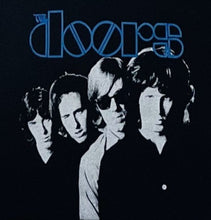Load image into Gallery viewer, new the doors with blue writing youth silkscreen t-shirt available in xs-xl youth unisex music movie kids girls boys apparel shirts tops
