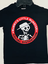 Load image into Gallery viewer, New &quot;Social Distortion Mommy&#39;s Little Monster&quot; Youth Silkscreen T-Shirt. Available In XS-Medium  Youth.
