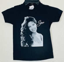 Load image into Gallery viewer, New &quot;Selena White Writing&quot; Youth Silkscreen T-Shirt. Available From XS-XL Youth.
