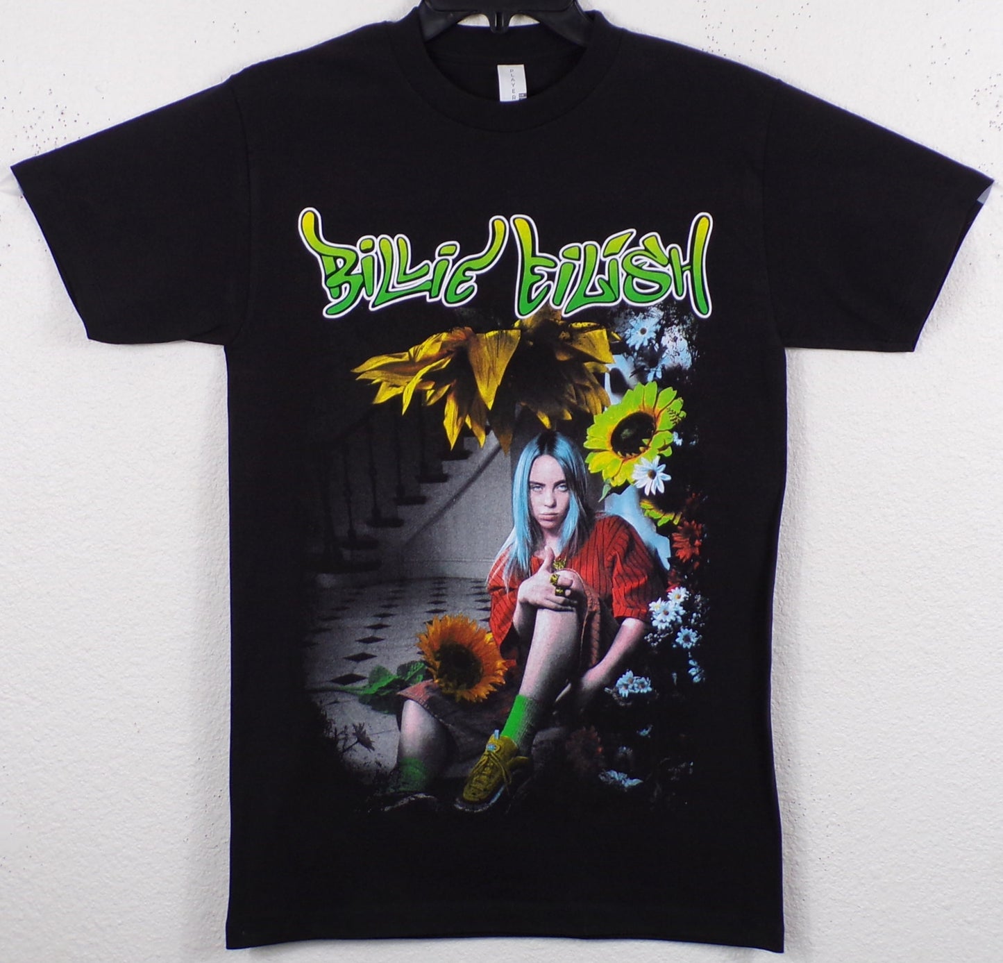 Billie Eilish Sunflower Unisex Silkscreen T-Shirt – Music-Inspired Graphic Tee