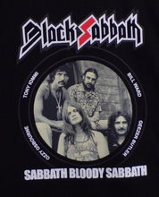 Load image into Gallery viewer, New ’Black Sabbath - Sabbath Bloody Sabbath’ Adult Silkscreen T-Shirt. Available From Small-3XL. - Unisex Short Sleeve Shirt
