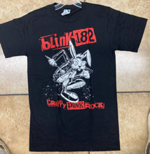 Load image into Gallery viewer, Blink 182 Crappy Punk Rock Unisex Band T-Shirt – Silkscreen Graphic Tee in Small-2XL.
