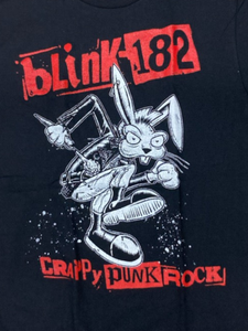 Blink 182 Crappy Punk Rock Unisex Band T-Shirt – Silkscreen Graphic Tee in Small-2XL.