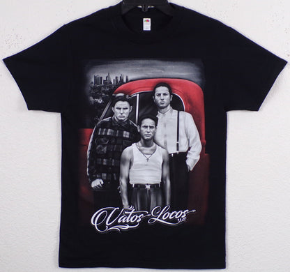 Blood In Blood Out Vatos Locos Forever Silkscreen T-Shirt – Adult Unisex Sizes Small to 3XL.