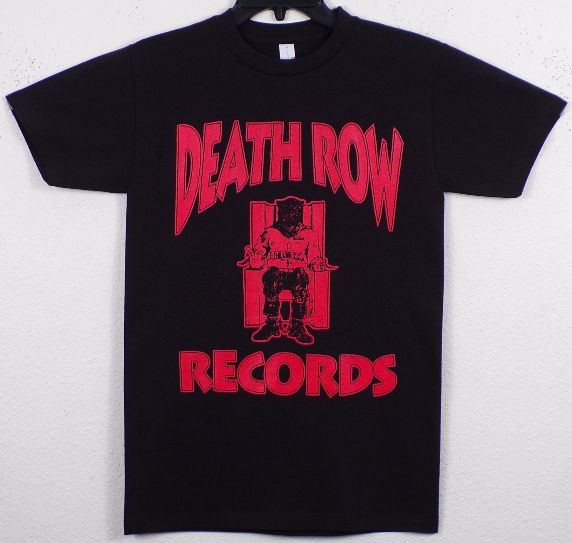New ’Death Row Records’ Adult Silkscreen T-Shirt. Available In Small-3XL. - Unisex Short Sleeve Shirt