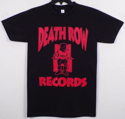 New ’Death Row Records’ Adult Silkscreen T-Shirt. Available In Small-3XL. - Unisex Short Sleeve Shirt