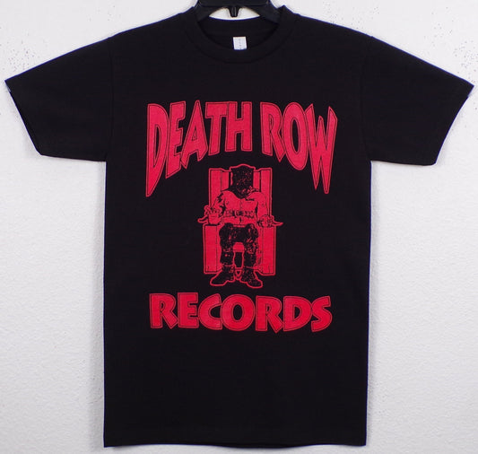 New ’Death Row Records’ Adult Silkscreen T-Shirt. Available In Small-3XL. - Unisex Short Sleeve Shirt