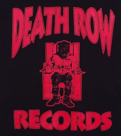 New ’Death Row Records’ Adult Silkscreen T-Shirt. Available In Small-3XL. - Unisex Short Sleeve Shirt
