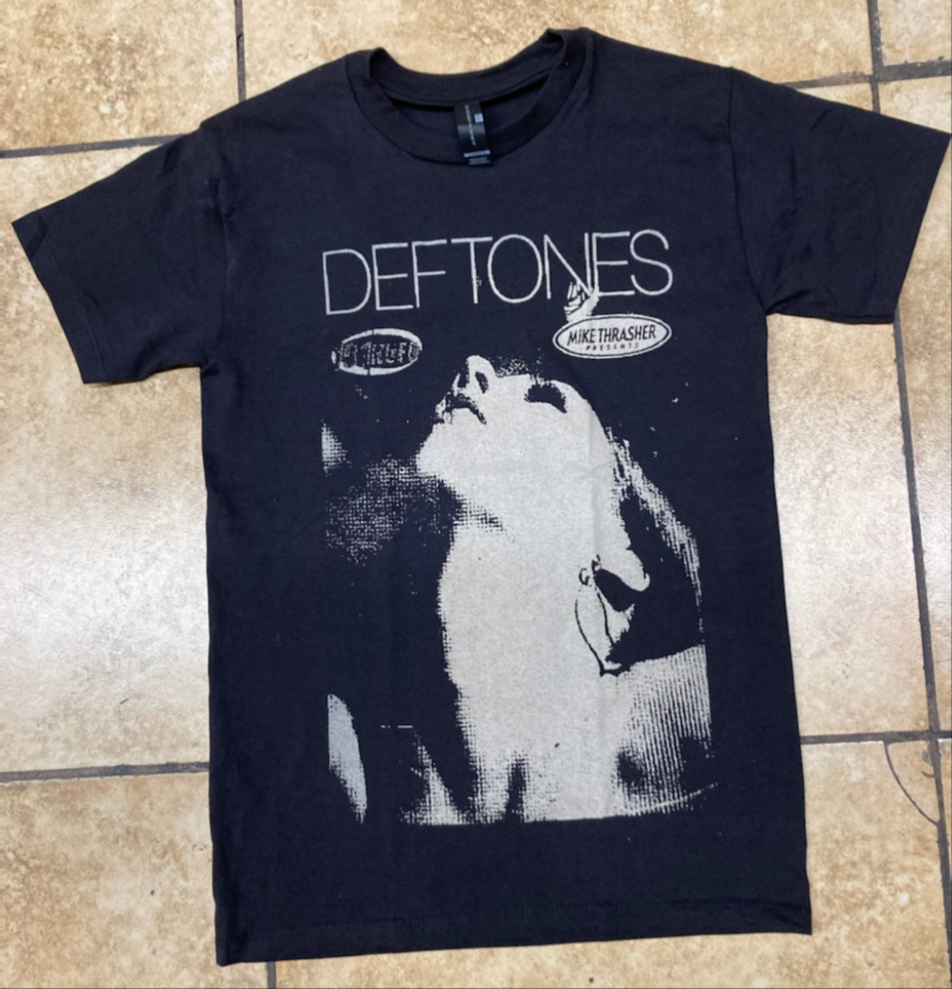 Black Deftones t-shirt featuring Saturday Night Wrist-inspired artwork – Unisex Silkscreen