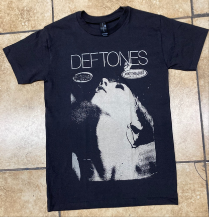Black Deftones t-shirt featuring Saturday Night Wrist-inspired artwork – Unisex Silkscreen