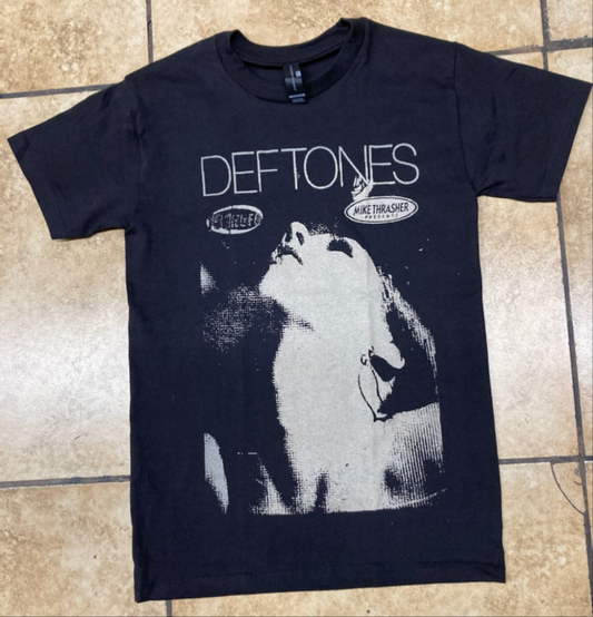 Black Deftones t-shirt featuring Saturday Night Wrist-inspired artwork – Unisex Silkscreen