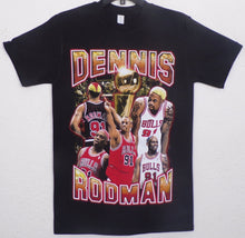 Load image into Gallery viewer, New ’Dennis Rodman - Trophy’ Adult Silkscreen T-Shirt. Available From Small-3XL. - Unisex Short Sleeve Shirt
