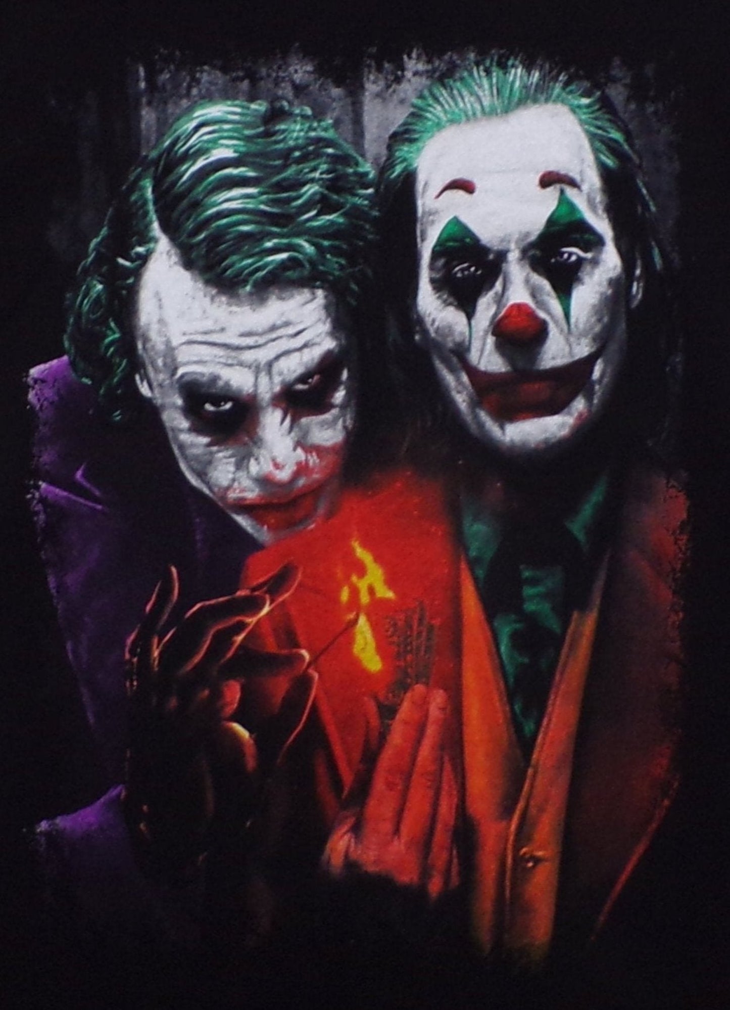 New ’Double Jokers’ Unisex Silkscreen T-Shirt. Available From Small-3XL. - Adult Short Sleeve Shirt